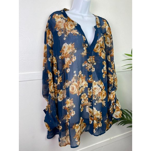 KUT for the kloth Floral Roll up sleeve - Picture 2 of 5